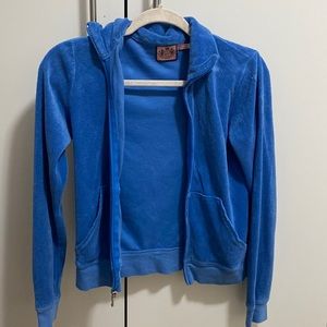 Blue hoodie
